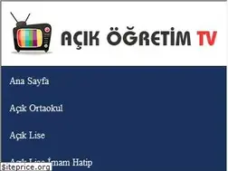 Sites similar to acikogretimtv.com
