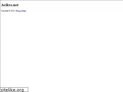 Sites similar to acikve.net