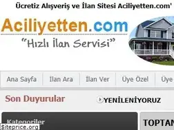 Sites similar to aciliyetten.com