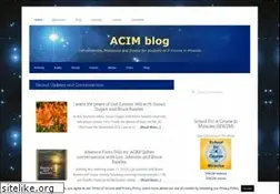 Sites similar to acimblog.com