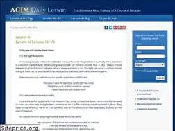 Sites similar to acimdailylesson.com
