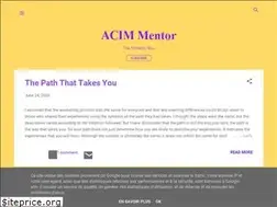 Sites similar to acimmentor.blogspot.com