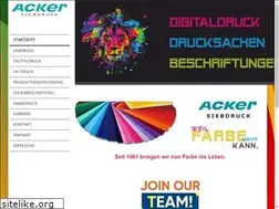 Sites similar to acker-siebdruck.de