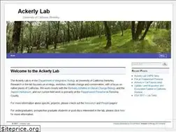 Sites similar to ackerlylab.org