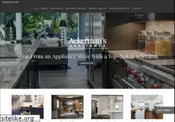 Sites similar to ackermansappliance.com