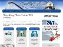 Sites similar to ackersonpump.com
