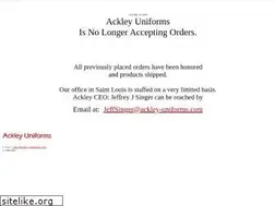 Sites similar to ackley-uniforms.com