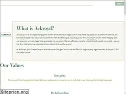Sites similar to ackroydlaw.com