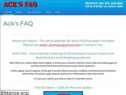 Sites similar to acksfaq.com