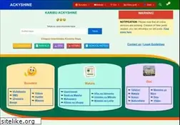 Sites similar to ackyshine.com