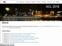 Sites similar to acl2018.org