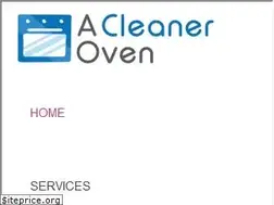 Sites similar to acleaneroven.com