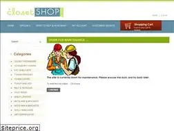 Sites similar to aclosetshop.com