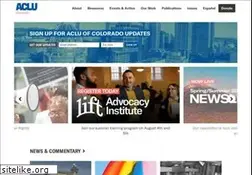 Sites similar to aclu-co.org