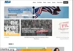 Sites similar to aclu-ky.org