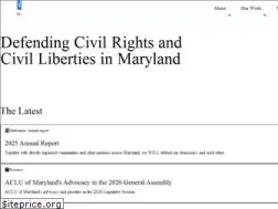 Sites similar to aclu-md.org