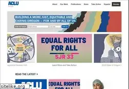 Sites similar to aclu-or.org
