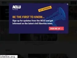 Sites similar to aclu-wy.org