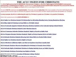 Sites similar to aclufightsforchristians.com