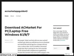Sites similar to acmarketappguide43.wordpress.com