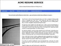 Sites similar to acmeresume.com