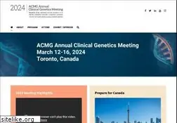 Sites similar to acmgmeeting.net