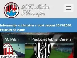 Sites similar to acmilan.si