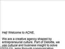 Sites similar to acne.se
