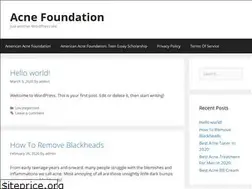 Sites similar to acnefoundation.org