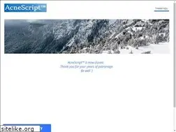 Sites similar to acnescript.com