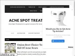 Sites similar to acnespottreatmentblog.net