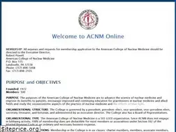 Sites similar to acnucmed.org