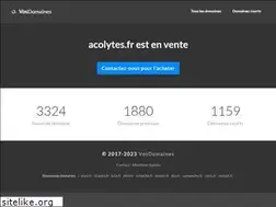 Sites similar to acolytes.fr