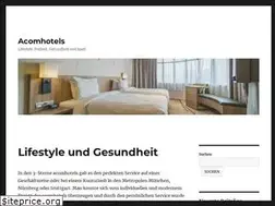 Sites similar to acomhotels.de