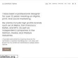 Sites similar to acommonname.com