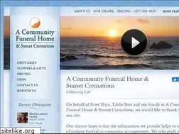 Sites similar to acommunityfuneral.com