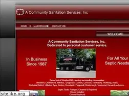 Sites similar to acommunitysanitation.com
