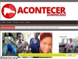 Sites similar to acontecerdominicano.net