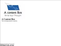Sites similar to acontentbox.org