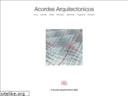 Sites similar to acordesarquitectonicos.com