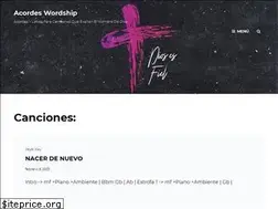 Sites similar to acordesworship.com
