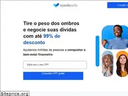 Sites similar to acordocerto.com.br