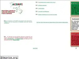 Sites similar to acorfi.asso.fr