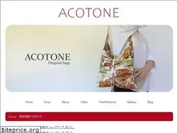 Sites similar to acotone.com