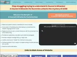 Sites similar to acourseinmiraclesfordummies.com