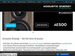 Sites similar to acoustic-energy.de