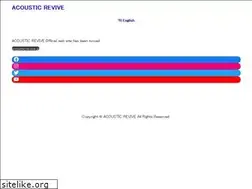 Sites similar to acoustic-revive.com