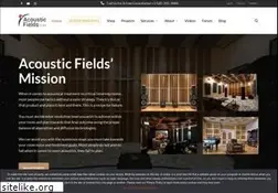Sites similar to acousticfields.com