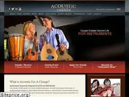 Sites similar to acousticforachange.com