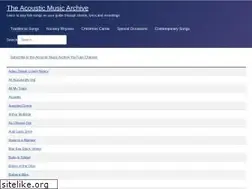Sites similar to acousticmusicarchive.com